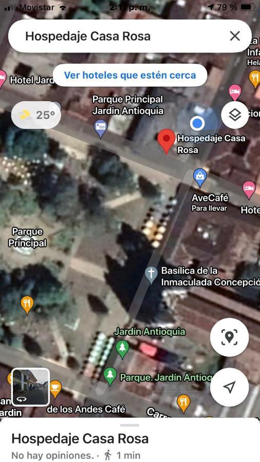 Hospedaje Casa Rosa Jardín Kültér fotó