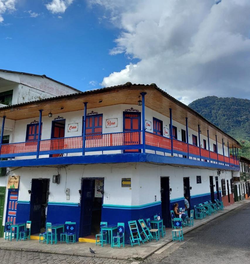 Hospedaje Casa Rosa Jardín Kültér fotó